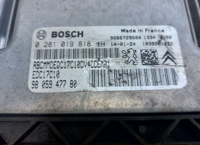 
								CITROËN Motorvezérlő full									