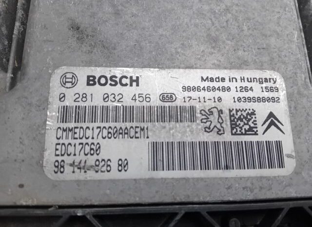 
								CITROËN Motorvezérlő full									