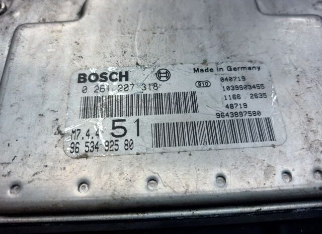 
								CITROËN Motorvezérlő full									